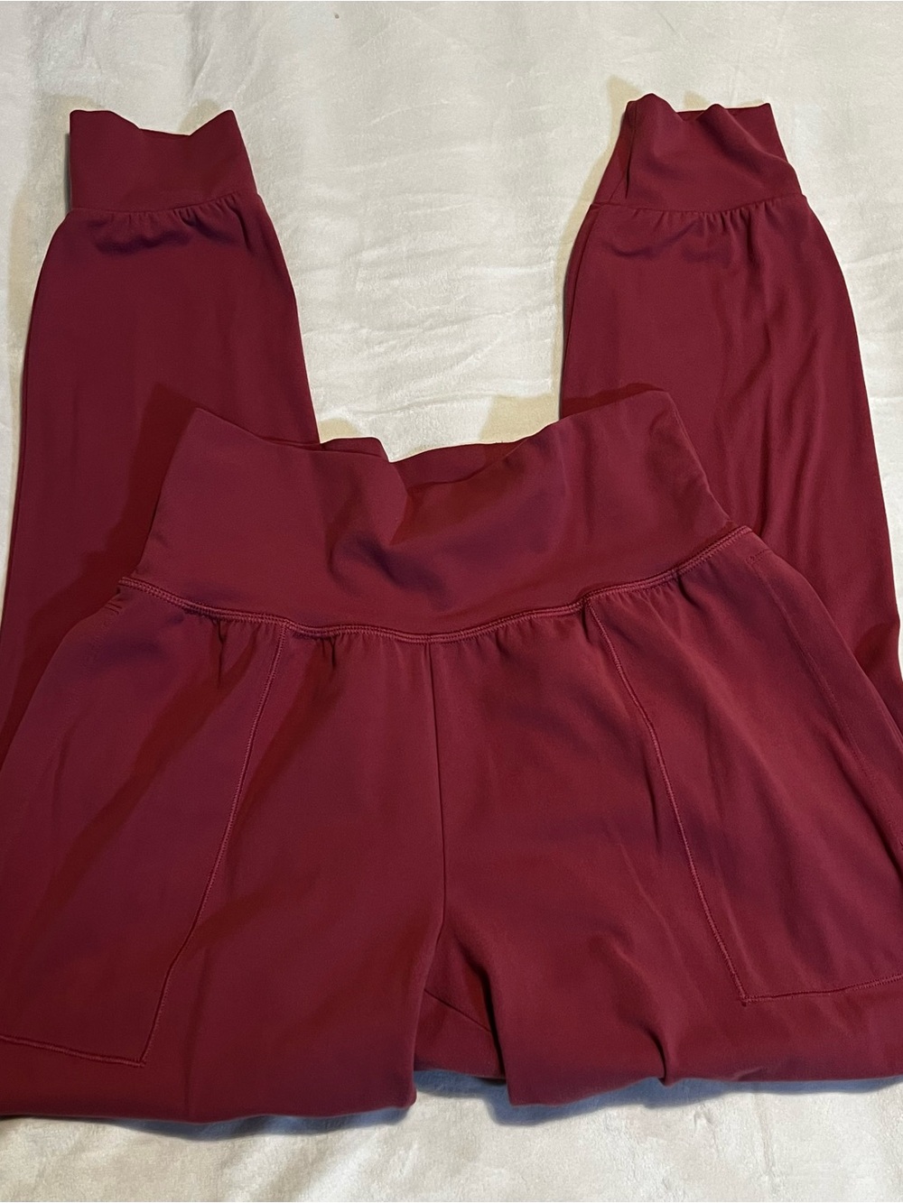 Athleta High-Waist Wine Active Leggings Joggers